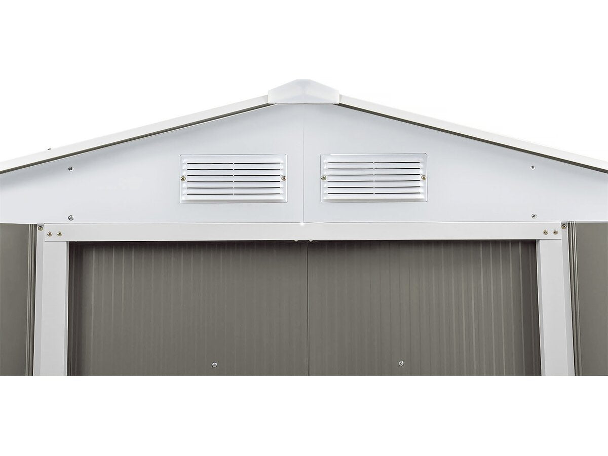 Capanno da giardino in metallo "Dallas" -  15,16 m² con grondaia