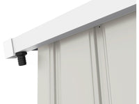 Casetta da giardino in metallo "Nebraska" - 4,07 m² con grondaia e collettore d'acqua