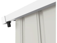 Casetta da giardino in metallo "Nebraska" - 5,29 m² con grondaia e raccoglitore d'acqua