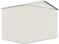 Casetta da giardino in metallo Nebraska - 5,29 m² con pannelli solari