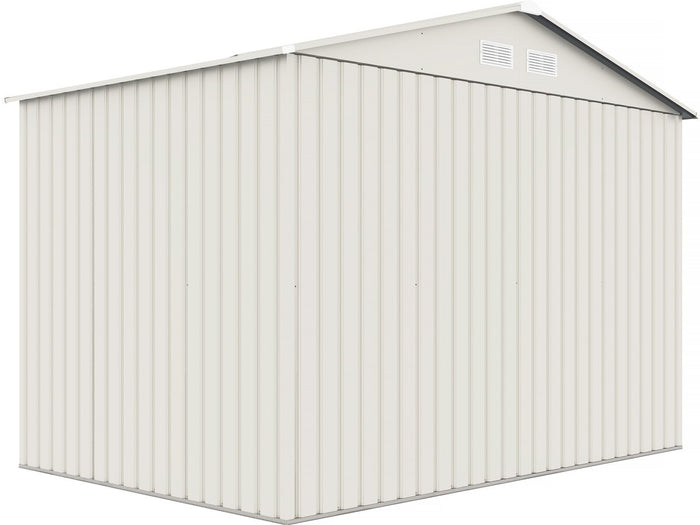 Casetta da giardino in metallo Nebraska - 5,29 m² con pannelli solari