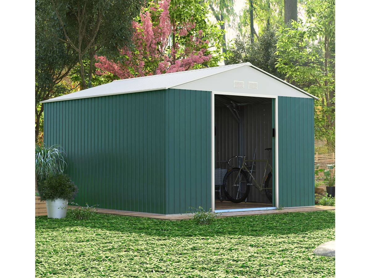 Capanno da giardino in metallo ROSAS - 10,85 m²