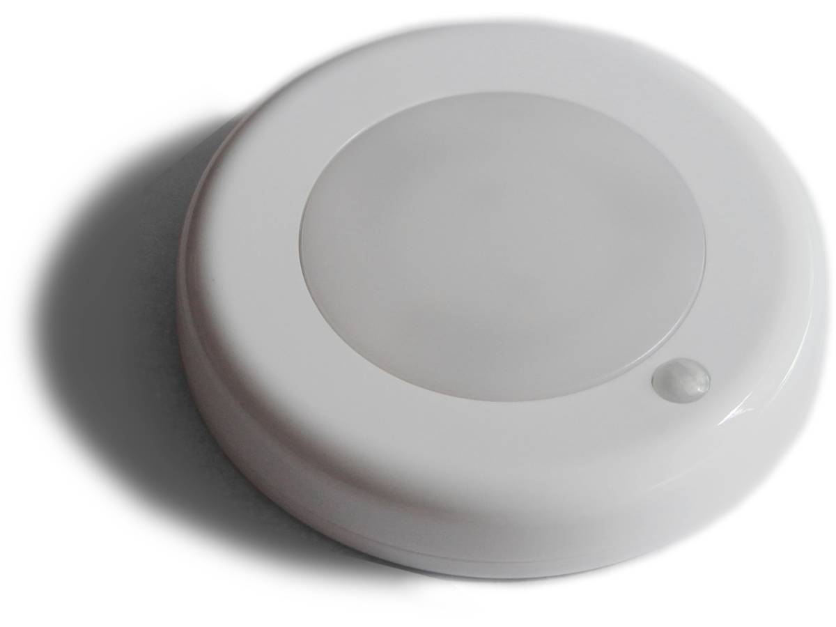 Lampada LED con detettore di movimento - Bianco