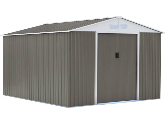 Capanno da giardino in metallo "Dallas" 15,16m²  con copri legna