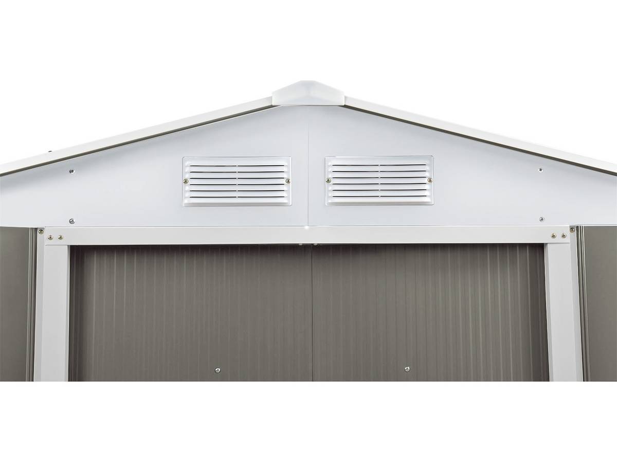 Capanno da giardino in metallo "Dallas" 15,16m²  con copri legna