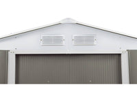 Capanno da giardino in metallo "Dallas" 15,16m²  con copri legna