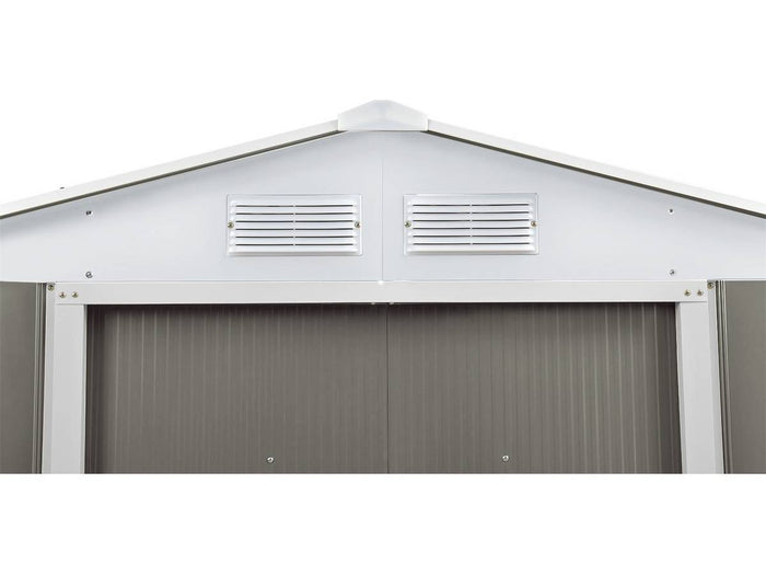 Capanno da giardino in metallo "Dallas" 15,16m²  con copri legna