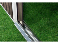 Capanno da giardino in metallo "Dallas" 15,16m²  con copri legna