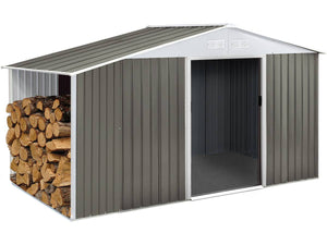 Capanno da giardino in metallo "Dallas"5,29 m²  con copri legna