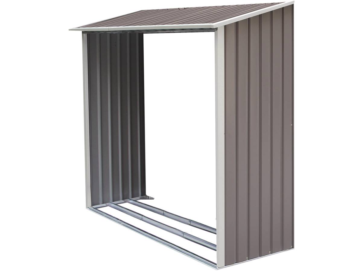 Capanno da giardino in metallo "Dallas"5,29 m²  con copri legna