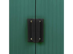 Capanno da giardino in metallo "Rosas" 2,71 m² con riparo legna