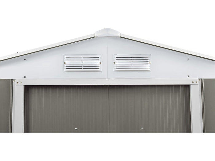 Capanno da giardino in metallo "Dallas" - 15,16 m² con pannello solare