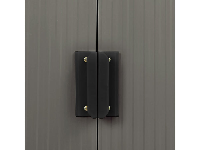 Capanno da giardino in metallo "Dallas" - 8,84 m² con grondaia