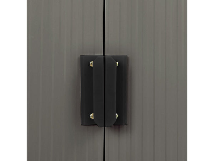 Capanno da giardino in metallo "Dallas" - 8,84 m² con pannelli solari