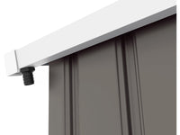 Capanno da giardino in metallo "Dallas" - 8,84 m² con grondaia