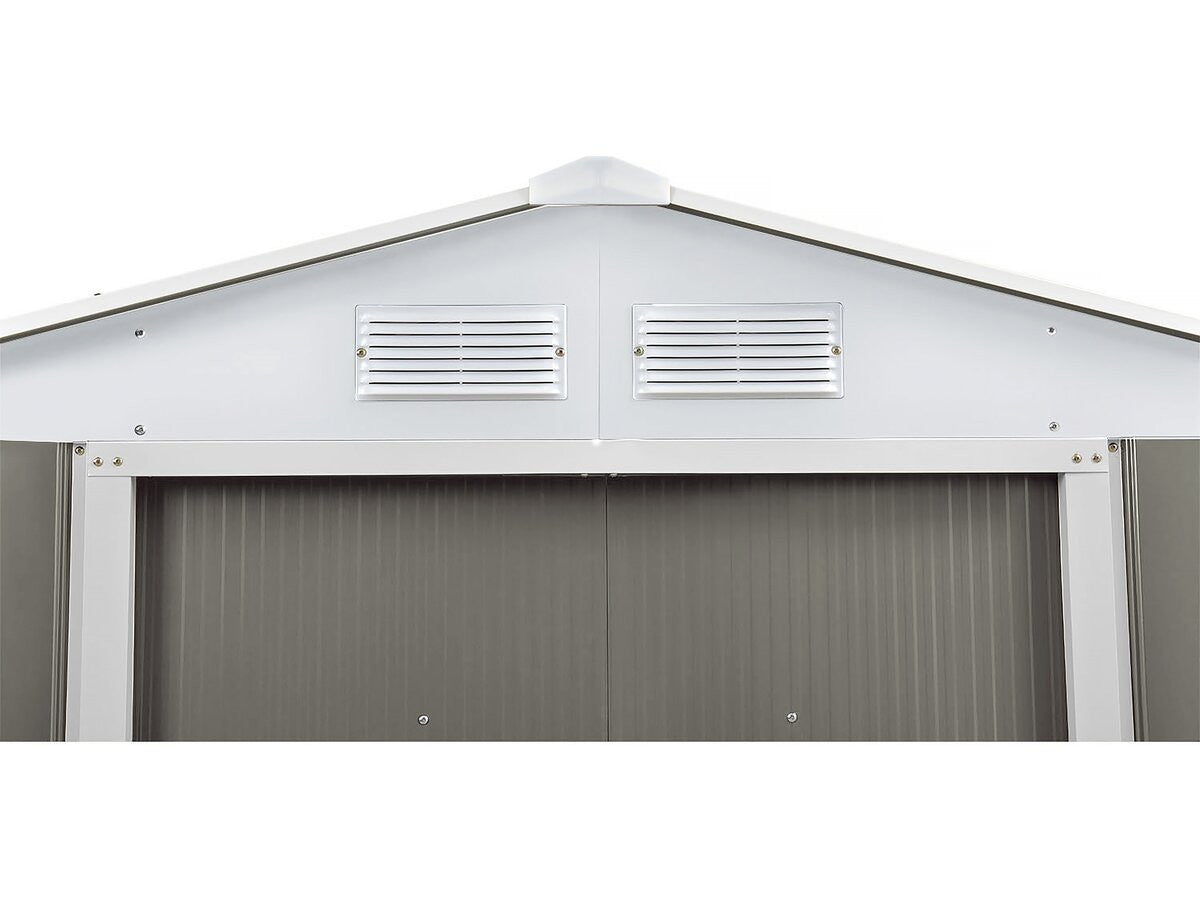 Capanno da giardino in metallo "Dallas" - 8,84 m² con grondaia