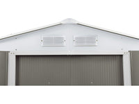 Capanno da giardino in metallo "Dallas" - 8,84 m² con grondaia