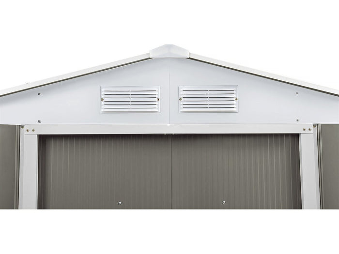 Capanno da giardino in metallo "Dallas" - 8,84 m² con grondaia