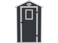 Casetta da giardino in resina "Texas" - Antracite