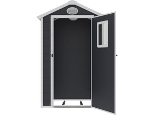 Casetta da giardino in resina "Texas" - Antracite