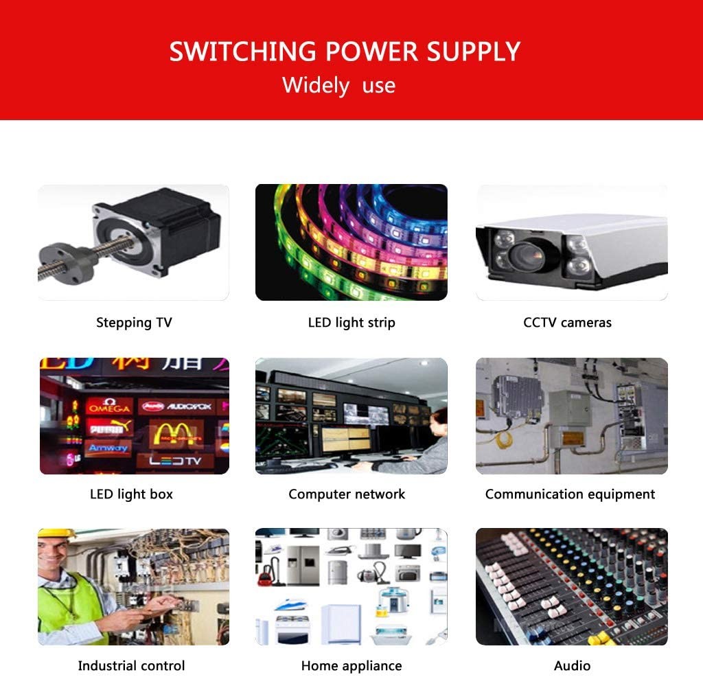 Ac 220v Dc 5v Alimentatore 5A 30W Stabilizzato Switching Trimmer - Benovo