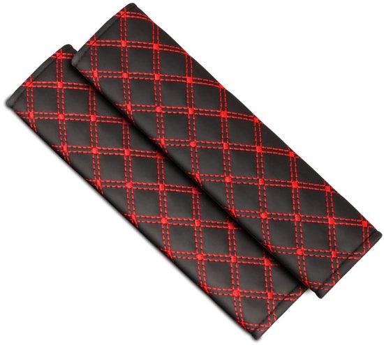 Cuscino di sicurezza per bambini Premium - 2 pezzi - Cintura di sicurezza per bambini - Bottoni di spalla - Materiale soffice e flou - Ipoadipeno - Cuscino di spalla per bambini