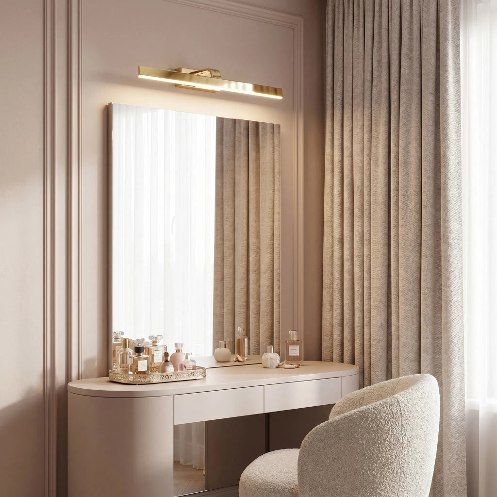 Applique Da Bagno Led Swe005-1w 58cm Gold