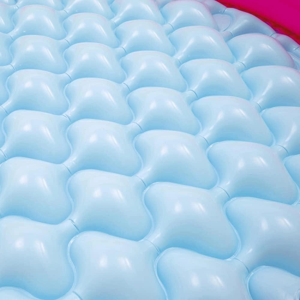 BESTWAY PISCINA SUMMER 3 ANELLI 102X25CM FONDO GONFIABILE FUORI TERRA IN GOMMA