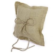 Cuscino di juta per cerimonia - portaborsali - formato borsa - sostenibile