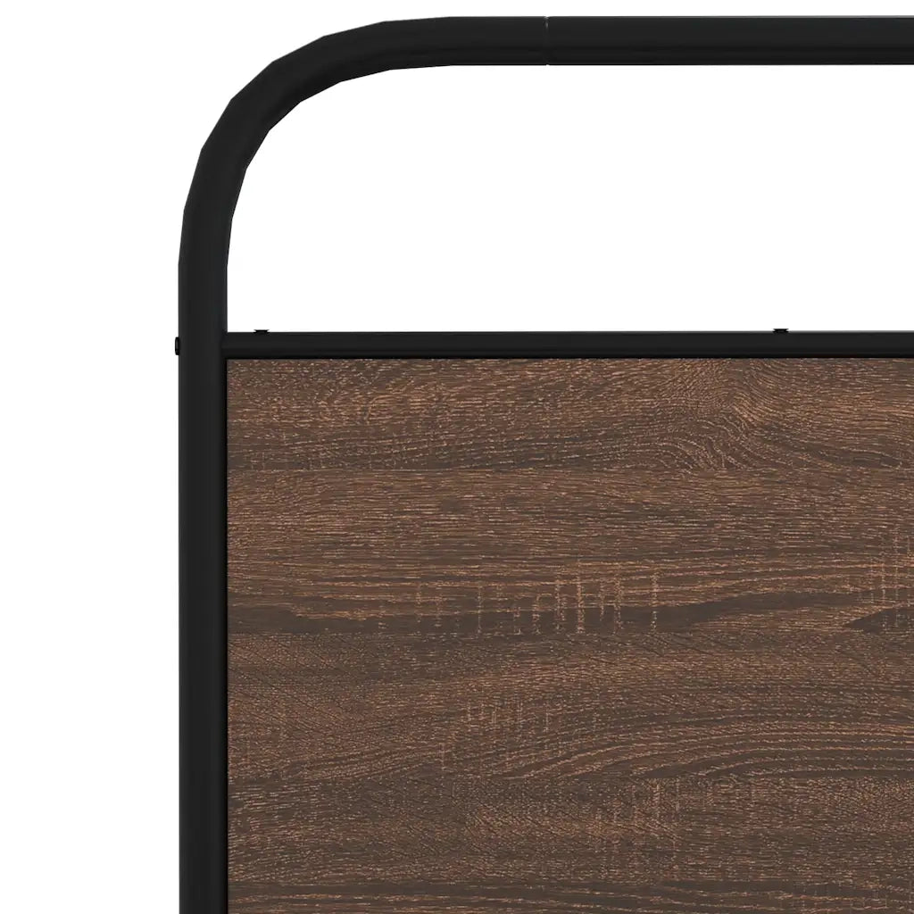 Giroletto senza Materasso Rovere Marrone 100x200 cm Truciolato 4100495