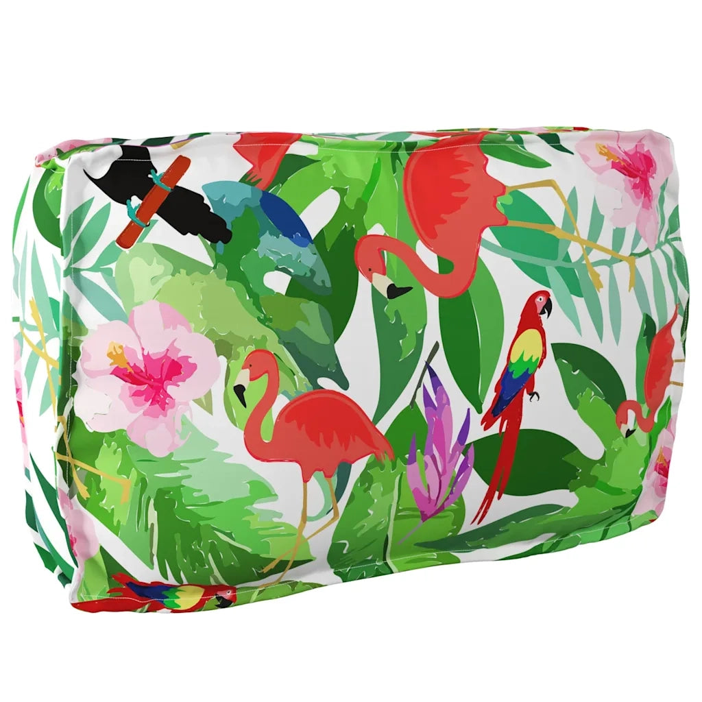Cuscino Floreale Multicolore 70 x 40 x 12 cm Tessuto Oxford 42001527