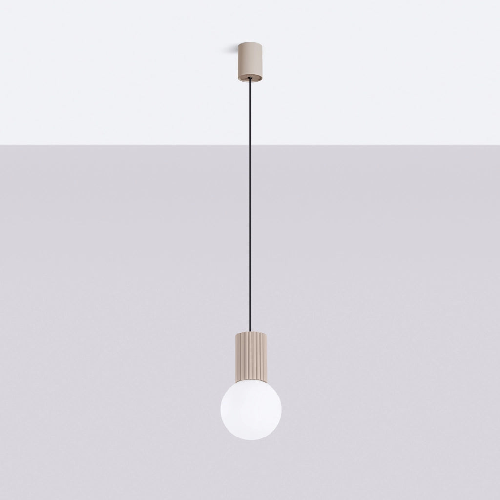 Lampada a sospensione HALO 1 taupe