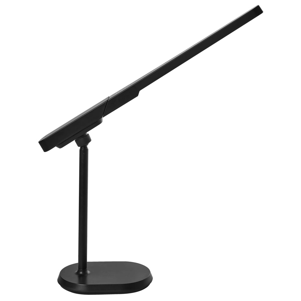 Lampada da scrivania per ufficio Illuminazione da tavolo nera multifunzionale Lampada per computer da lettura Luce staccabile Funzione CCT Dimmer Stepless