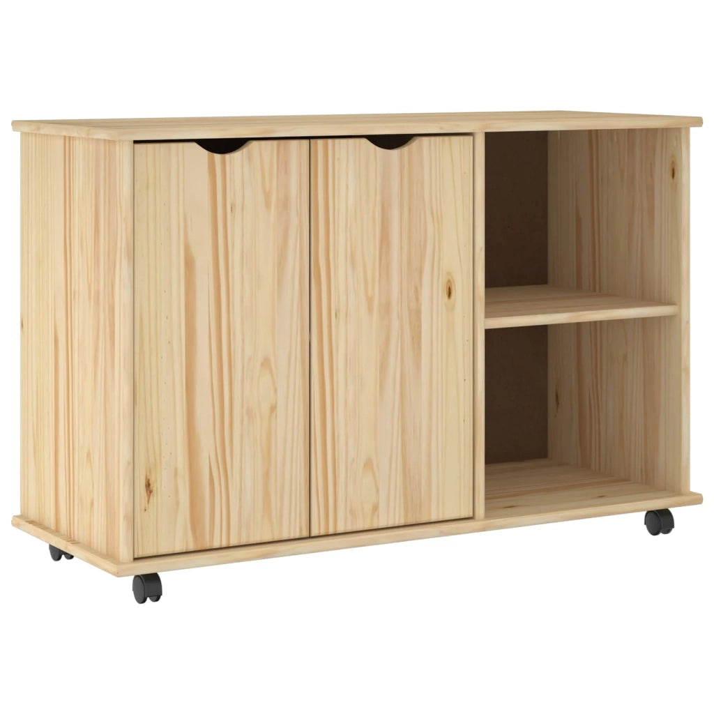 Mobile con Ruote con ruota Marrone 100 x 39 x 65,5 cm