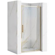 Porta Doccia Rea Rapid Swing Gold 90