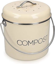 Compostatore metallico - 5L - Con 3 filtri per l'eliminazione degli odori 

Compostatore metallico da 5L con 3 filtri per l'eliminazione degli odori.