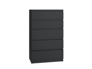 Cassettiera MALWA M5 nero per camera e soggiorno