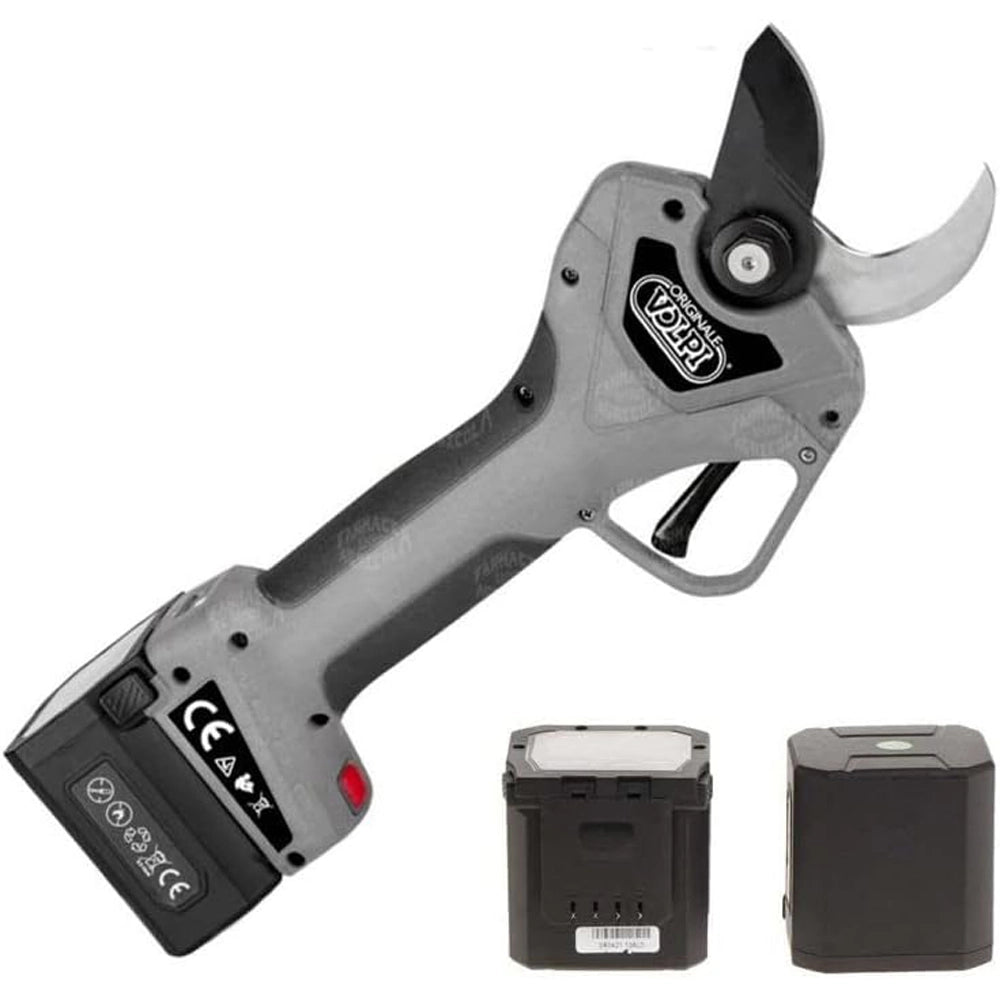 FORBICI ELETTRICHE A BATTERIA FORBICE DA POTATURA KV390 Ø40mm +2BATTERIE VOLPI