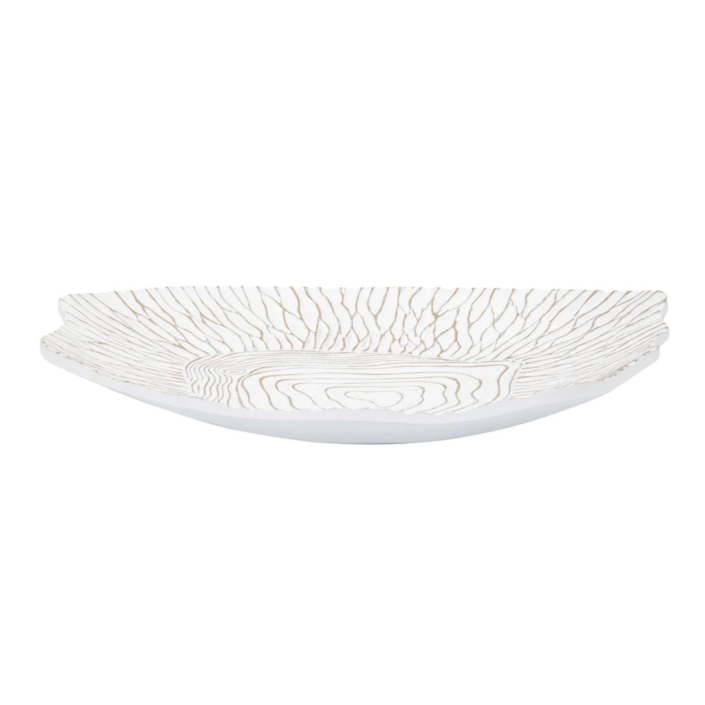 Vassoio VKH691, Bianco, Poliresina, 37x34x6 cm