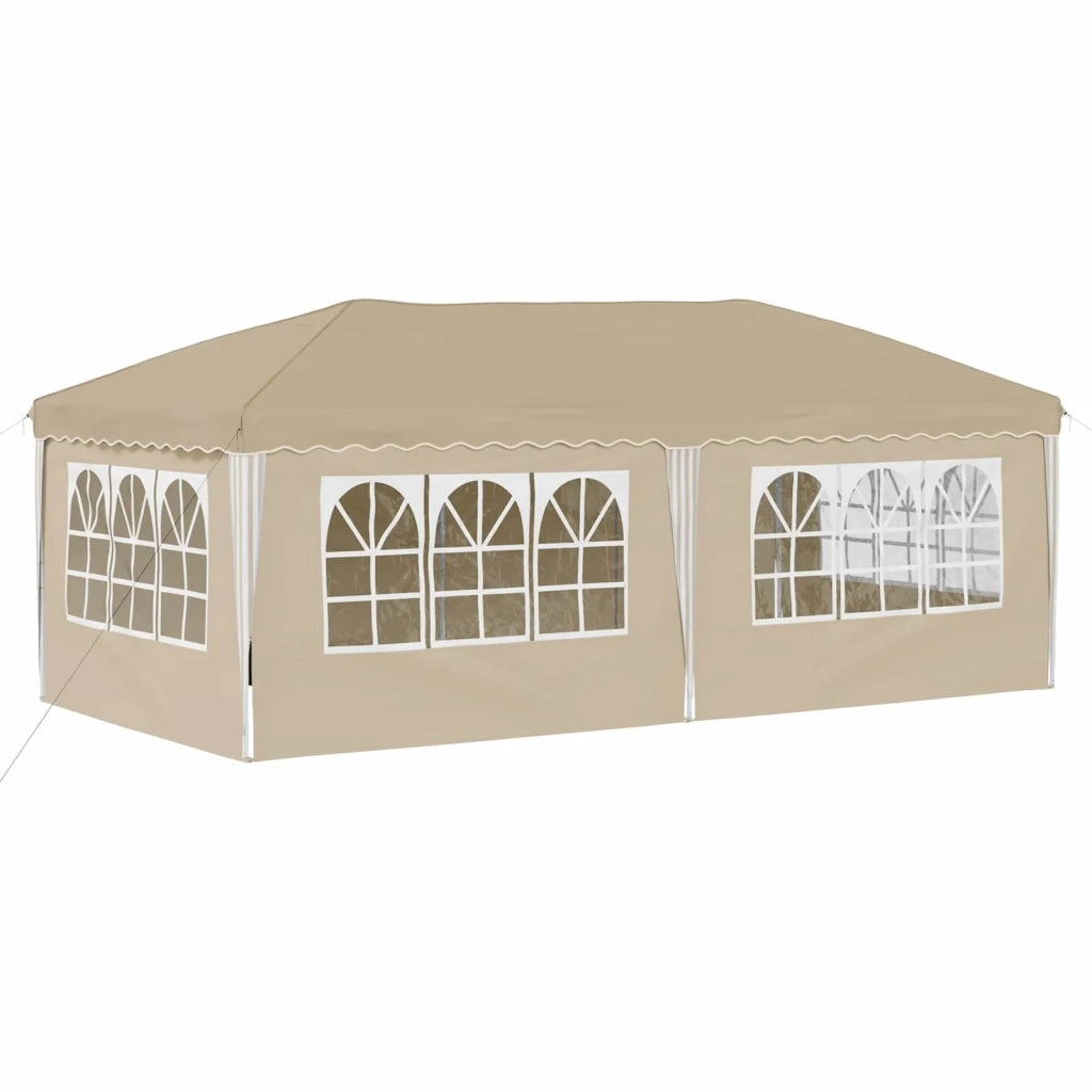 Tenda per feste a pop-up-Gazebo 575 x 288 x 245 cm Crema
