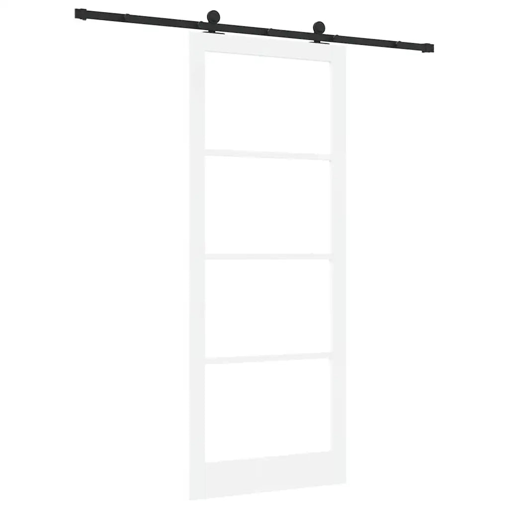 Porta Scorrevole ORKDAL Bianco 93 x 232 cm Legno e metallo 3332152