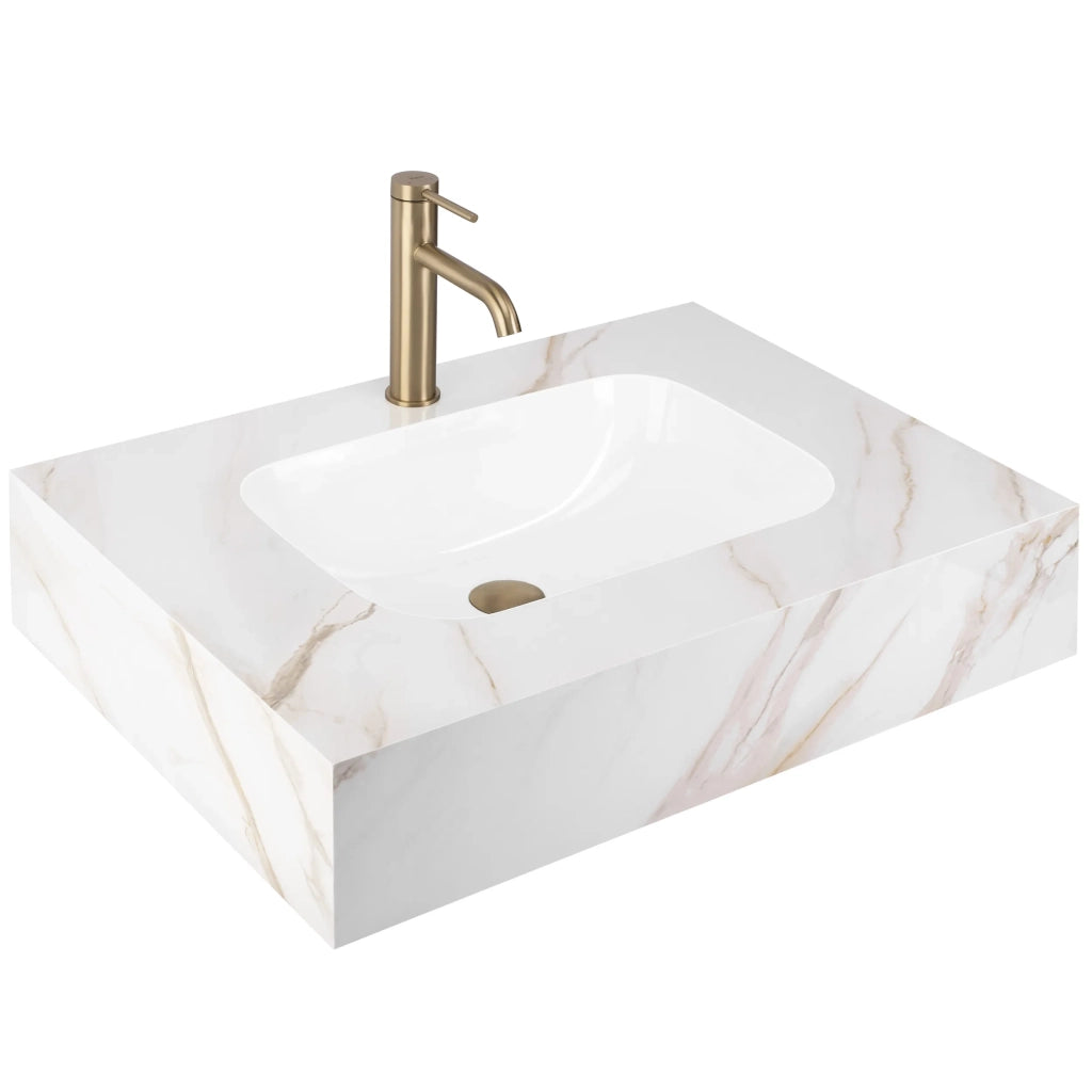 Lavabo Sospeso Rea Aresa Grey Gold 70