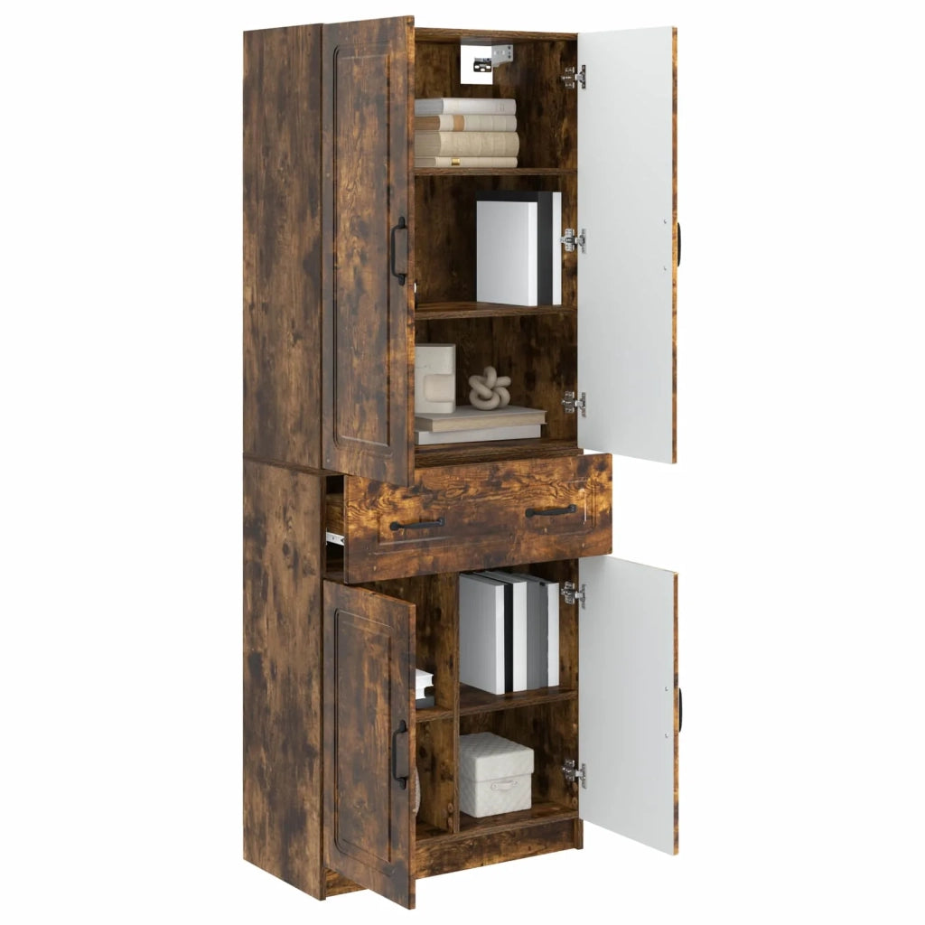 Set di armadi 2 pcs Rovere Fumo Legno ingegnerizzato 3416993