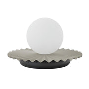 Lampada da tavolo UMBRA beige vetro ondulato 1xG9 Emibig