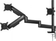 Beugolo monitor - braccio di supporto - 3 monitor - regolabile in altezza - beugolo per tavolo - supporto VESA - inclinabile