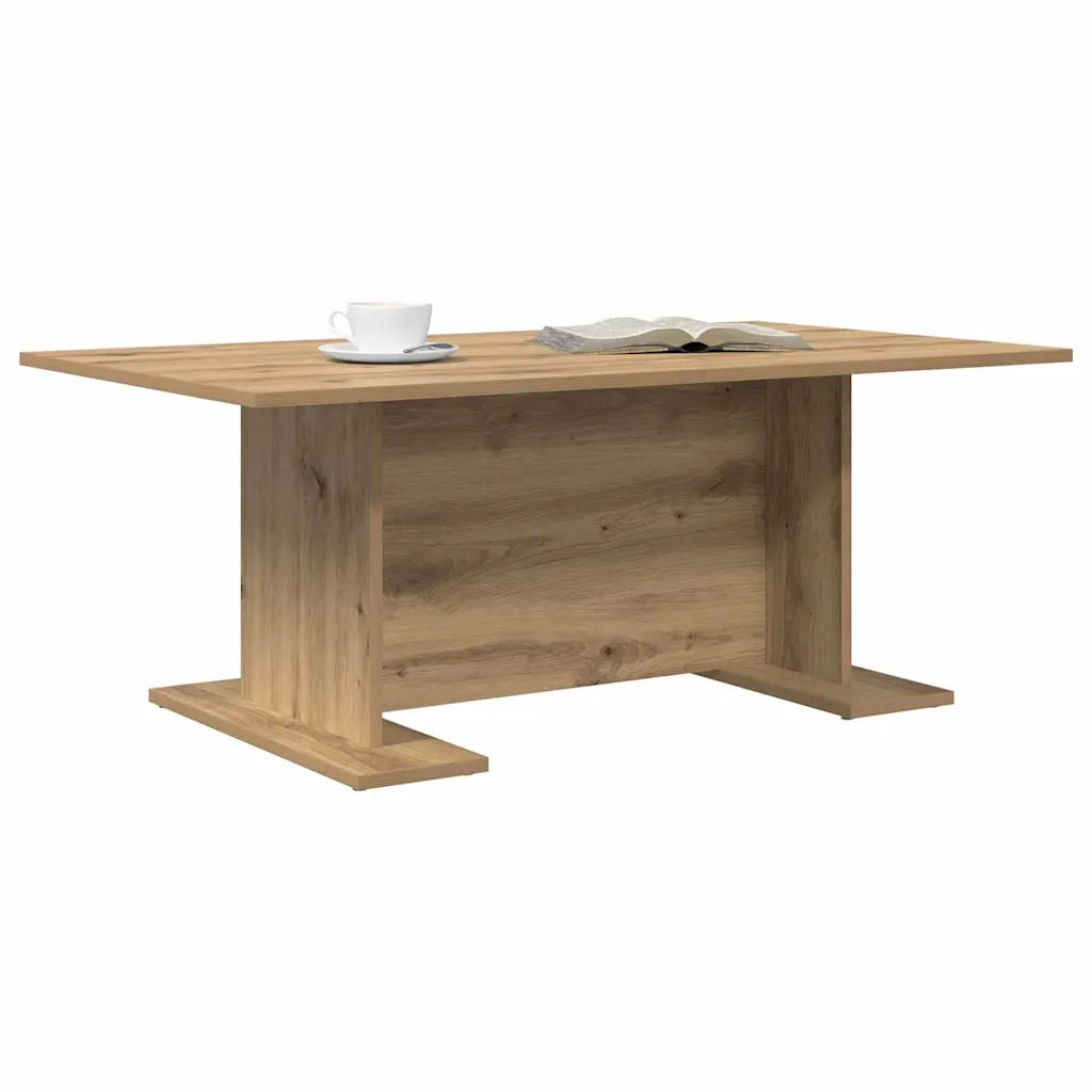 vidaXL Tavolino da salotto rovere artigianale 103,5 x 60 x 40 cm