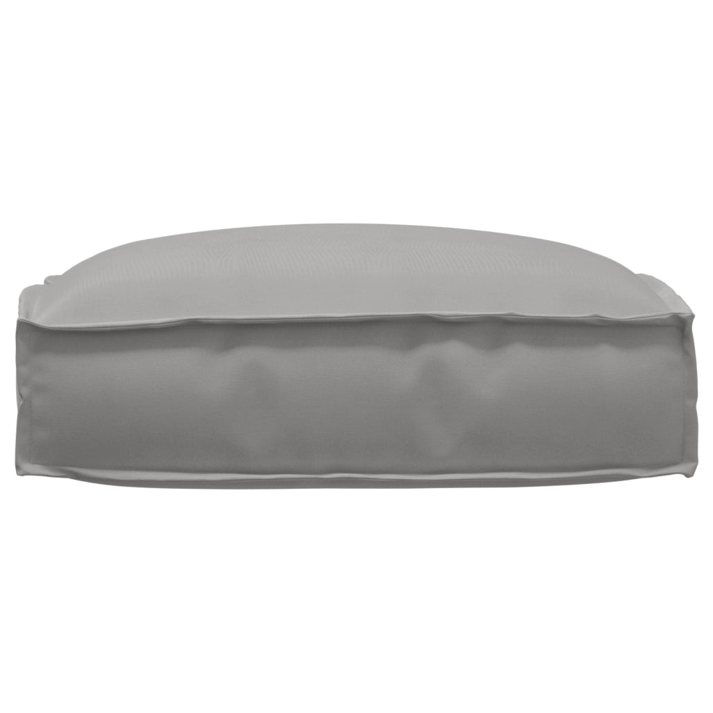 Cuscino per pallet vitaXL per seduta Grigio 50x50x12 cm Tessuto Oxford