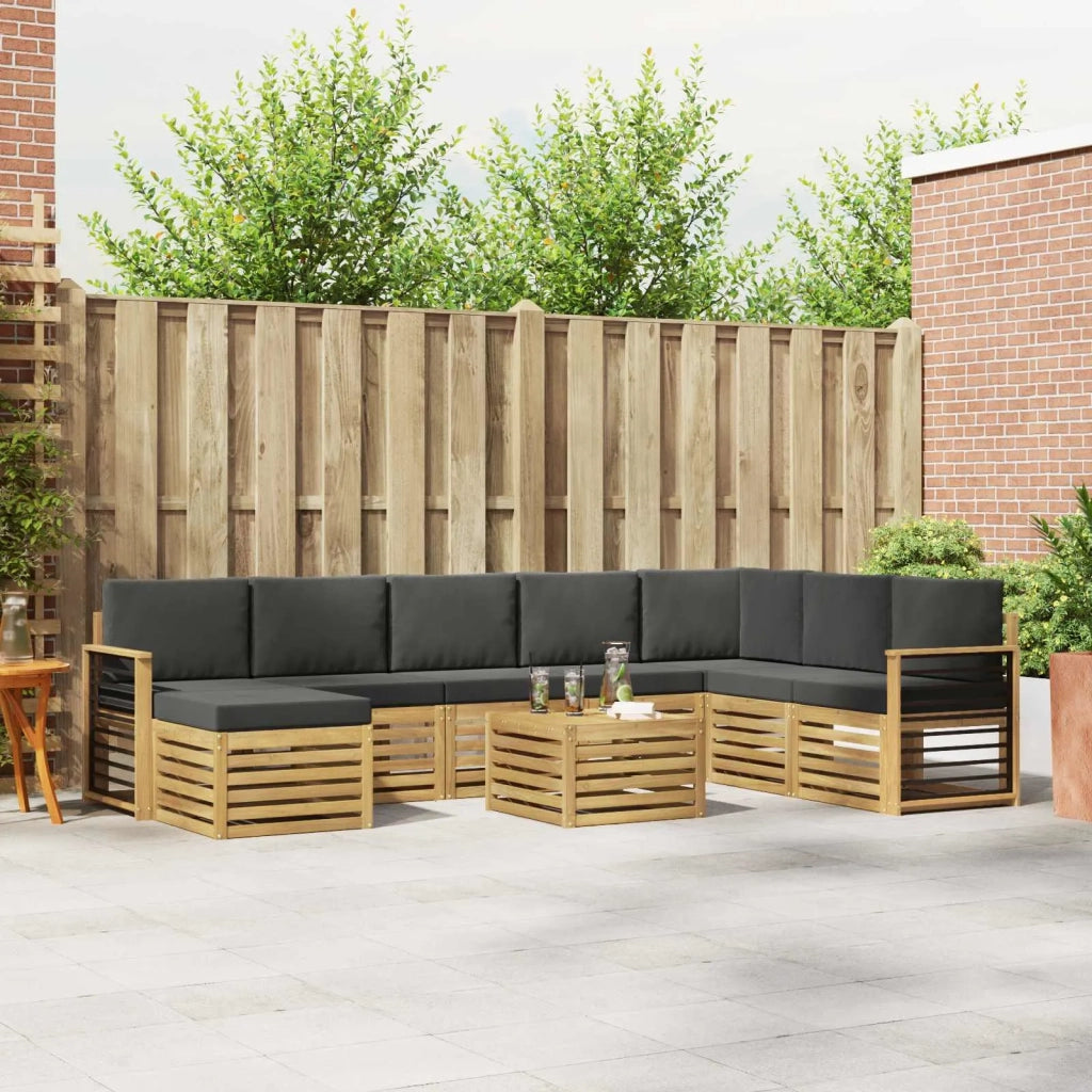 Set divani Legno di Acacia Massello 3392367