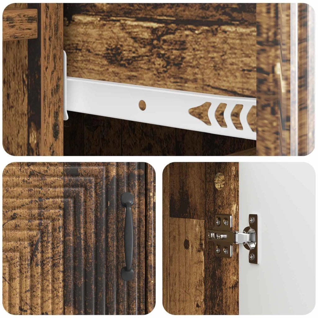 Credenza Legno antico 66 x 34,5 x 89,5 cm Legno ingegnerizzato