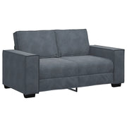 Divano | Divano da soggiorno | Sofa a 2 Posti grigio scuro 160x78x84 cm in Velluto